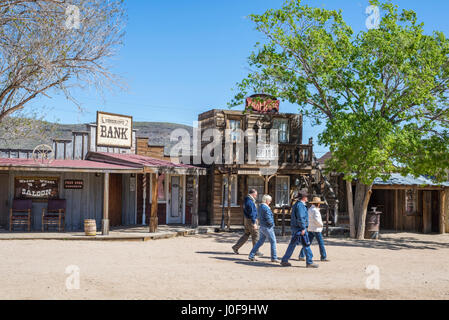 Città pioniere in Yucca Valley, California, USA. Foto Stock