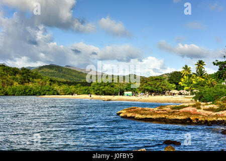 La Boca resort area nel Sanctus Spiritus Regione di Cuba. Foto Stock