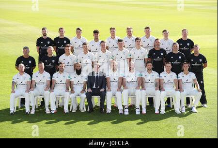 Worcestershire County Cricket Club team group Foto Stock