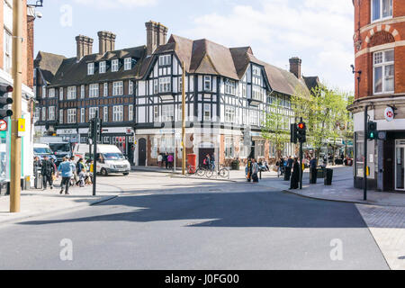 Bromley Piazza del Mercato. Suburban shopping center. Foto Stock