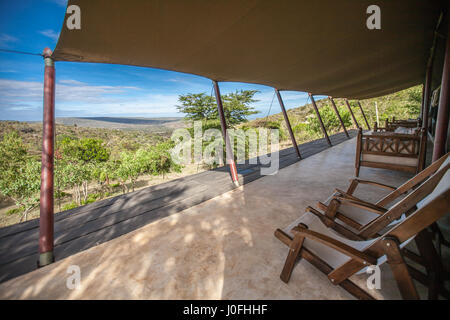 Entumoto Resort nel Masai Mara National Park in Kenya Foto Stock