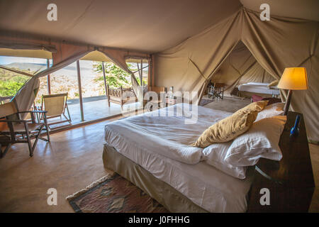 Entumoto Resort nel Masai Mara National Park in Kenya Foto Stock