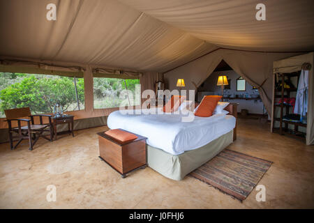 Entumoto Resort nel Masai Mara National Park in Kenya Foto Stock