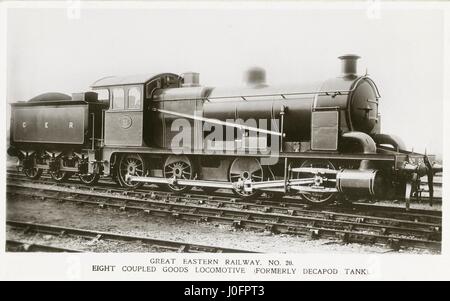 Locomotiva n. 20: 0-8-0 merci locomotore [otto accoppiato] merci locomotore. Precedentemente noto come serbatoio Decapod ie 0-10-0T Foto Stock