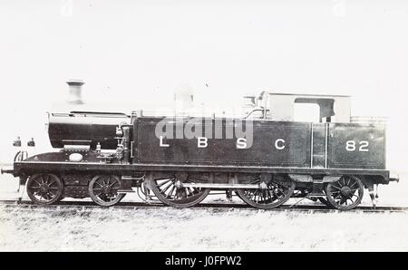 Locomotiva n. 82: 4-4-2 Foto Stock