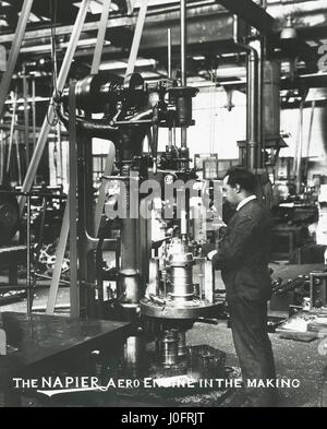 La Napier aero engine nel processo decisionale Foto Stock