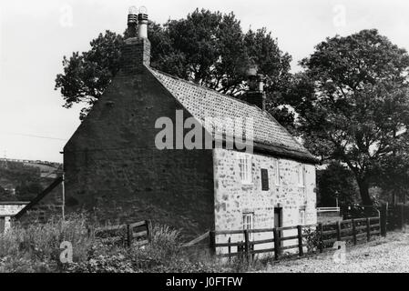 Luogo di nascita di George Stephenson Wylam-su-Tyne, vista anteriore sinistra Foto Stock