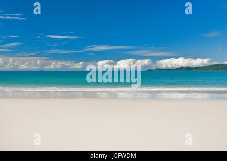 Famosa Whitehaven Beach su Whitsunday Island. Foto Stock