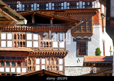 Tongsa Dzong, monastero buddista e fortezza, in Tongsa, Bhutan Foto Stock