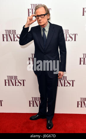 Bill Nighy partecipando alla premiere di 'i loro migliori" al BFI Southbank di Londra. Foto Stock