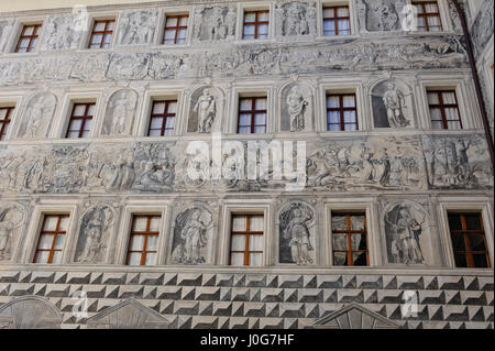 Schloss Ambras Castello, Innsbruck, Austria Foto Stock