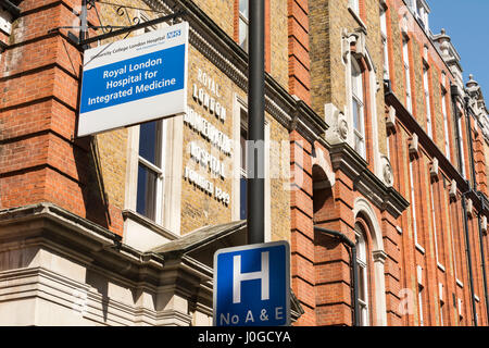 L'ingresso per il famoso Great Ormond Street Children's Hospital, London, WC1N Foto Stock