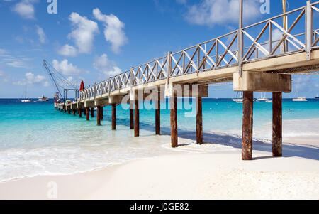 Bridgetown, Barbados - isola tropicale - Mar dei Caraibi - spiaggia Brownes - Carlisle Bay Foto Stock