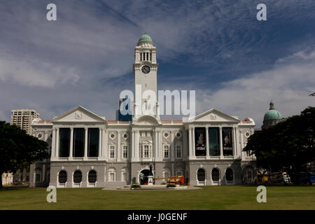 Il Victoria Theatre e la Sala Concerti, il Espanade, Singapore Foto Stock