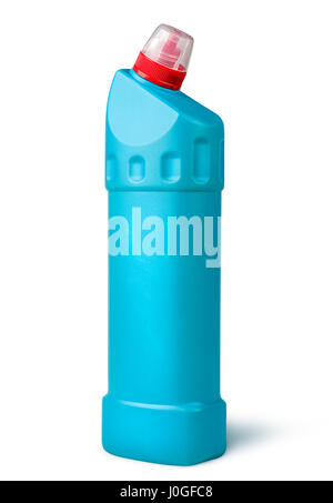 Disinfettante in una bottiglia di plastica ruotato Foto Stock