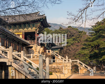 Bulguksa Tempio Gyeongju Corea del Sud Foto Stock