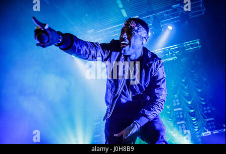 Bournemouth, Regno Unito. Il 13 aprile 2017. Kid live di inchiostro in corrispondenza di O2 Academy Bournemouth. Credito: Charlie Raven/Alamy Live News Foto Stock