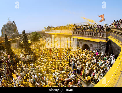 Jejuri amavsha celebrazione Foto Stock