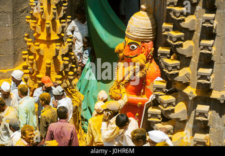 Jejuri amavsha celebrazione Foto Stock