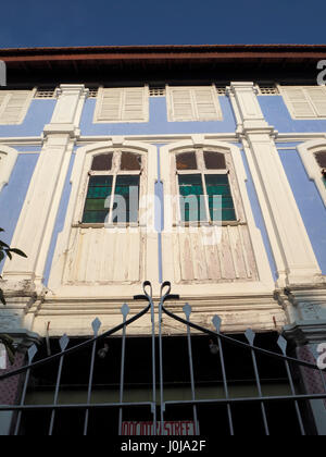 Hotel con architettura tradizionale Cinese a 100 Cintra Street in Penang, Malaysia Foto Stock