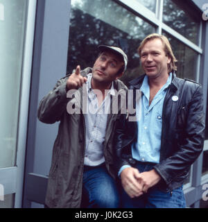 Auf Achse, Fernsehserie, Deutschland 1983, Regie: Werner Masten, Darsteller: Manfred Krug, Rüdiger Kirschstein Foto Stock