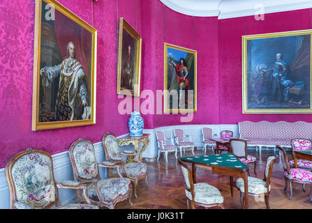 Visita a Palazzo Fontainebleau Foto Stock