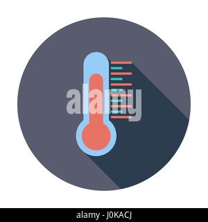 L'icona del termometro. Illustrazione Vettoriale