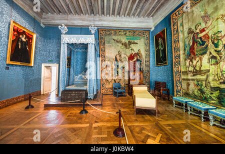 Visita a Palazzo Fontainebleau Foto Stock