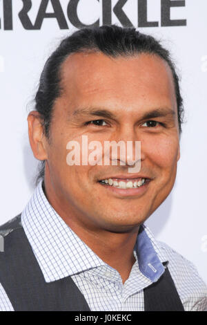 Adam Beach assiste il Joe Dirt 2: Bella perdente premiere ospitato da crepitio di Sony Studios su Giugno 24th, 2015 a Los Angeles, California. Foto Stock