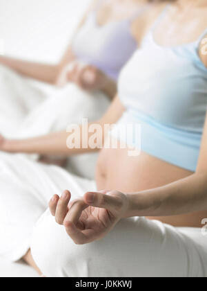 Gravidanza umana Foto Stock