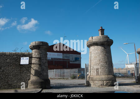 Bramley Moore Dock,area,futuro, casa,Everton, il calcio,stadium,terreno,Liverpool, Merseyside,l'Inghilterra,città dichiarata Patrimonio Mondiale,Nord,l'Inghilterra,inglese,UK. Foto Stock