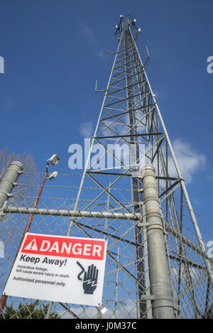 Gainesville regionale cella Utilities tower tower a Gainesville, Florida. Foto Stock