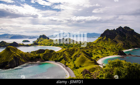 Isola di Padar Foto Stock