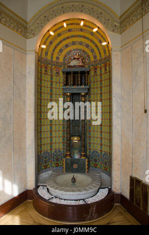 Casa Municipale di Praga è la città del primo edificio Art Nouveau, e uno dei più belli in Europa. Foto Stock