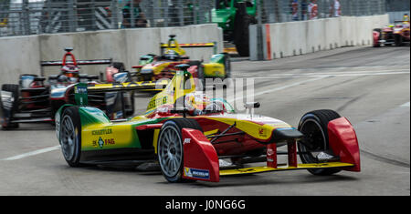 E Formula Racing per le strade di Miami USA Foto Stock