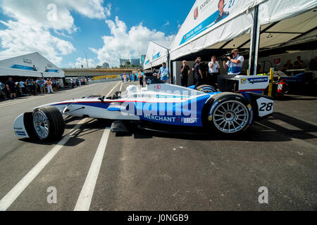 E Formula Racing per le strade di Miami USA Foto Stock