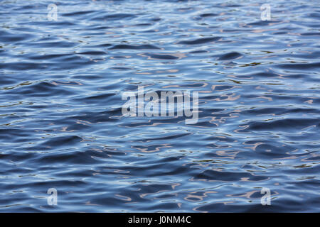 Modelli di rigonfiare nell'oceano. Foto Stock