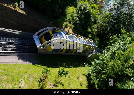 Northkette/Hungerburg funicolare, Innsbruck, in Tirolo, Austria Foto Stock