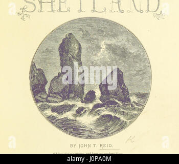 Questa immagine, tratta dalla pagina 11 di "Art Rambles in Shetland", mostra la bellezza naturale e le caratteristiche artistiche delle isole Shetland. Il libro esplora le rappresentazioni artistiche dei paesaggi e della cultura delle isole. Foto Stock