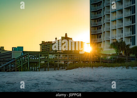 Myrtle Beach, Carolina del sud della linea costiera Foto Stock