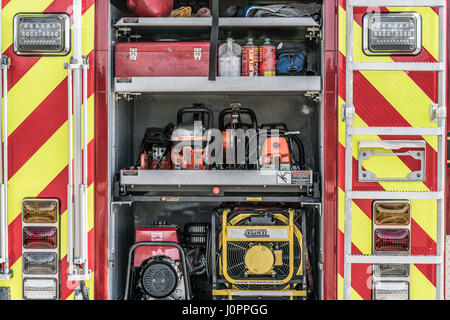 North Myrtle Beach veicolo di emergenza Foto Stock