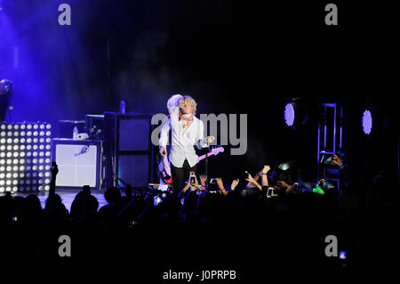 Ross Lynch di R5 esegue presso il Teatro Greco su agosto 23rd, 2015 a Los Angeles, California. Foto Stock