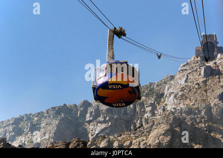 Cabinovia di Table Mountain Città del Capo Sud Africa Foto Stock
