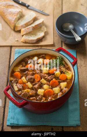 Ungherese Gulyasleves gulasch di manzo Foto Stock