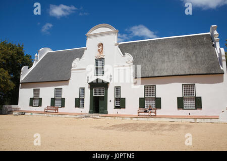 Fine esempio Cape Dutch Architecture Homestead Groot Constantia Città del Capo Sud Africa Foto Stock
