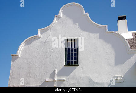 Bell'esempio tradizionale Cape Dutch Holbol un tetto a due spioventi Mowbray Città del Capo Sud Africa Foto Stock