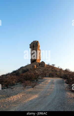 Vingerklip nel Damaraland, Namibia Foto Stock