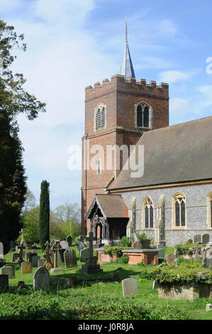 La Chiesa di Santa Maria Vergine, Stansted Mountfitchet, Essex, Inghilterra Foto Stock
