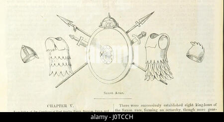 La "storia illustrata dell'Inghilterra di John Cassell" offre una storia completa dell'Inghilterra, dai primi tempi fino al regno di Edoardo I. include illustrazioni e fornisce informazioni sullo sviluppo politico, sociale e culturale del paese. Foto Stock