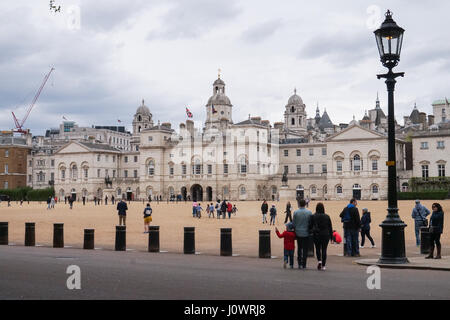 La Sfilata delle Guardie a Cavallo, London, Regno Unito Foto Stock